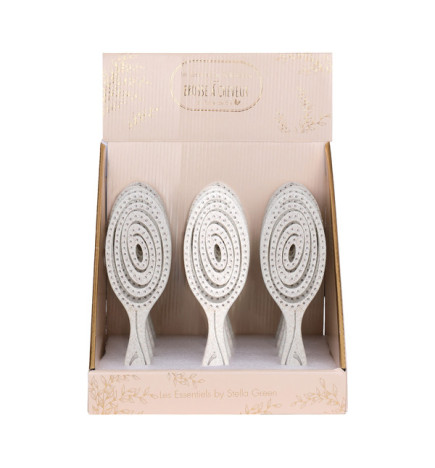 Brosse Flexible Beige En Paille de Blé Beige Claire Stella Green
