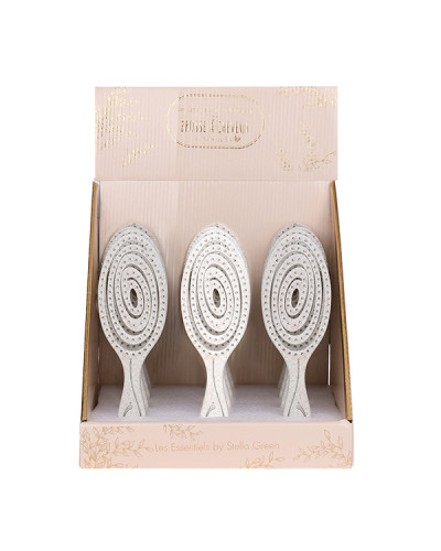 Brosse Flexible Beige En Paille de Blé Beige Claire Stella Green