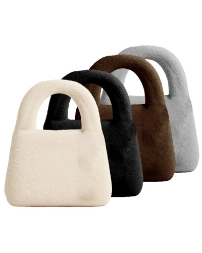SAC ANSE RONDE FOURRURE+++