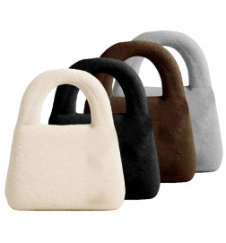 SAC ANSE RONDE FOURRURE+++