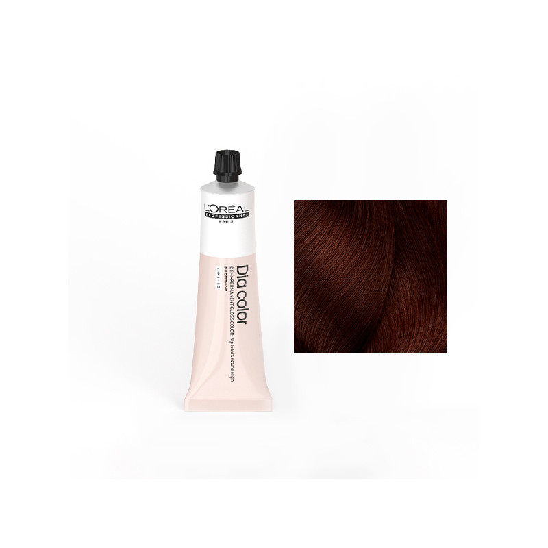 Dia Color n°4.45 Châtain Cuivré Acajou L'Oréal Professionnel 60ml