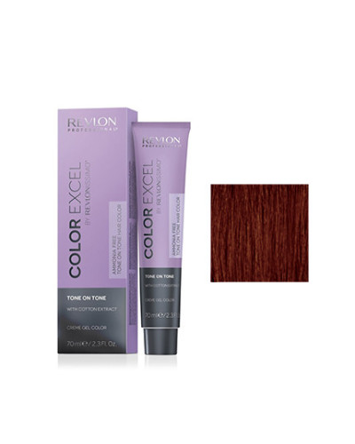 Color Excel sans ammoniaque by Revlonissimo N°5.46 Châtain Clair Cuivré Rouge