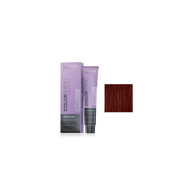 Color Excel sans ammoniaque by Revlonissimo N°5.46 Châtain Clair Cuivré Rouge Color Excel sans ammoniaque by Revlonissimo N°5.46 Châtain Clair Cuivré Rouge