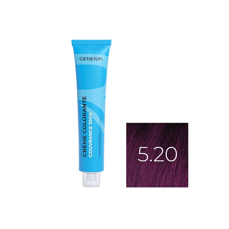 Coloration D'Oxydation N°5.20 Châtain Clair Violine Intense 100ml