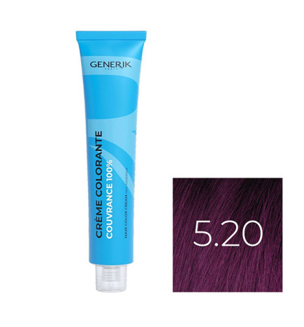Coloration D'Oxydation N°5.20 Châtain Clair Violine Intense 100ml