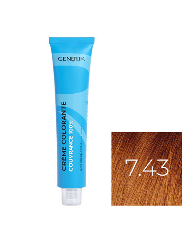 Coloration D'Oxydation N° 7.43 Blond Cuivré Doré 100ml