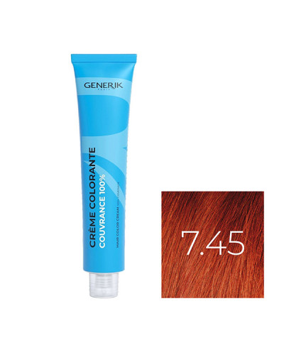 Coloration D'Oxydation N°7.45 Blond Cuivré Acajou 100ml