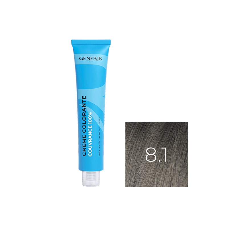 Coloration D'Oxydation N°8,1 Blond Clair Cendré 100ml Coloration D'Oxydation N°8,1 Blond Clair Cendré 100ml