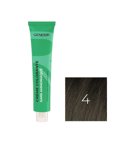 Coloration Sans Paraben N°4 Châtain 100ml