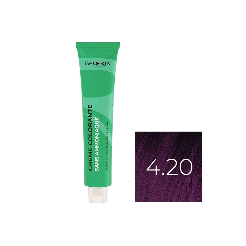 Coloration Sans Paraben N°4,20 Châtain Violine Intense