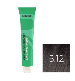 Coloration Sans Paraben N°5,12 Châtain Clair Cendré Irisé