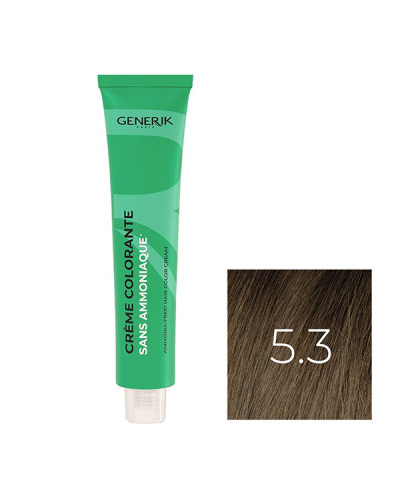 Coloration Sans Paraben N°5,3 Châtain Cllair Doré 100ml