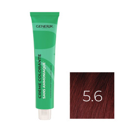 Coloration Sans Paraben N°5,6 Châtain Clair Rouge 100ml