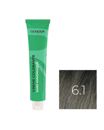 Coloration Sans Paraben N°6,1 Blond Foncé Cendré 100ml
