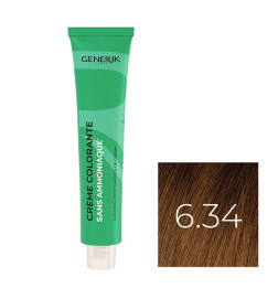 Coloration Sans Paraben N°6,34 Blond Foncé Doré Cuivré 100ml