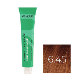 Coloration Sans Paraben N°6,45 Blond Foncé Cuivré Acajou 100ml