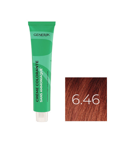 Coloration Sans Paraben N°6,46 Blond Foncé Cuivré Rouge 100ml