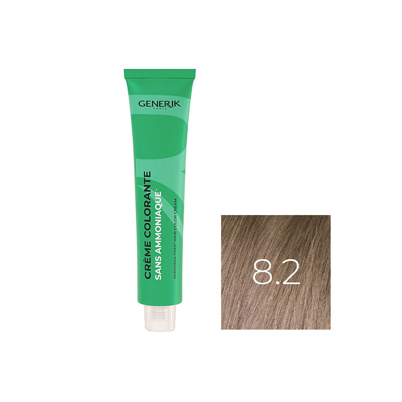 Coloration Sans Paraben N°8,2 Blond Clair Irisé 100ml Coloration Sans Paraben N°8,2 Blond Clair Irisé 100ml