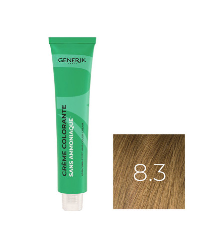 Coloration Sans Paraben N°8,3 Blond Clair Doré 100ml
