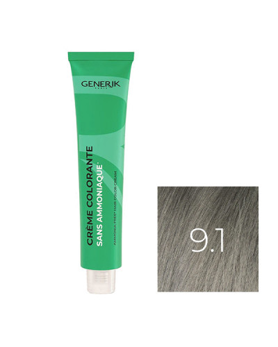 Coloration Sans Paraben N°9,1 Blond Très Clair Cendré 100ml