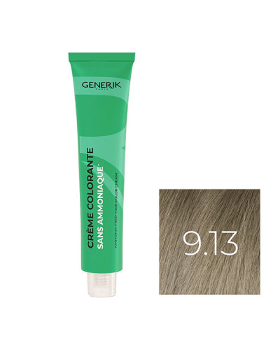 Coloration Sans Paraben N°9,13 Blond Très Clair Cendré Doré 100ml
