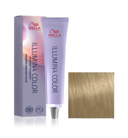 Coloration Illumina Color N°8.36 Blond Clair Doré Violine Wella 60ml