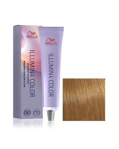 Coloration Illumina N° 8.37 Blond Clair doré Marron Wella 60ml
