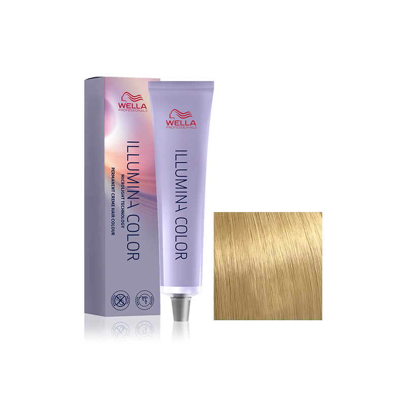 Coloration Illumina Color N°9.37 Blond Très Clair Doré Marron Wella 60ml