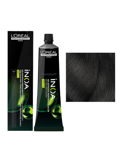Coloration Inoa N°4 Châtain L'Oréal Professionnel 60ml