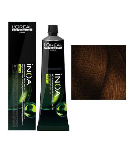 Coloration Inoa N°4.45 Châtain Cuivré Acajou L'Oréal Professionnel 60ml