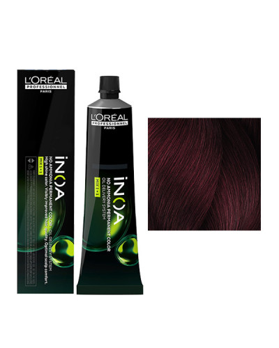 Coloration Inoa N°4.62 Châtain Rouge Irisé Carmilane L'Oréal Professionnel 60ml
