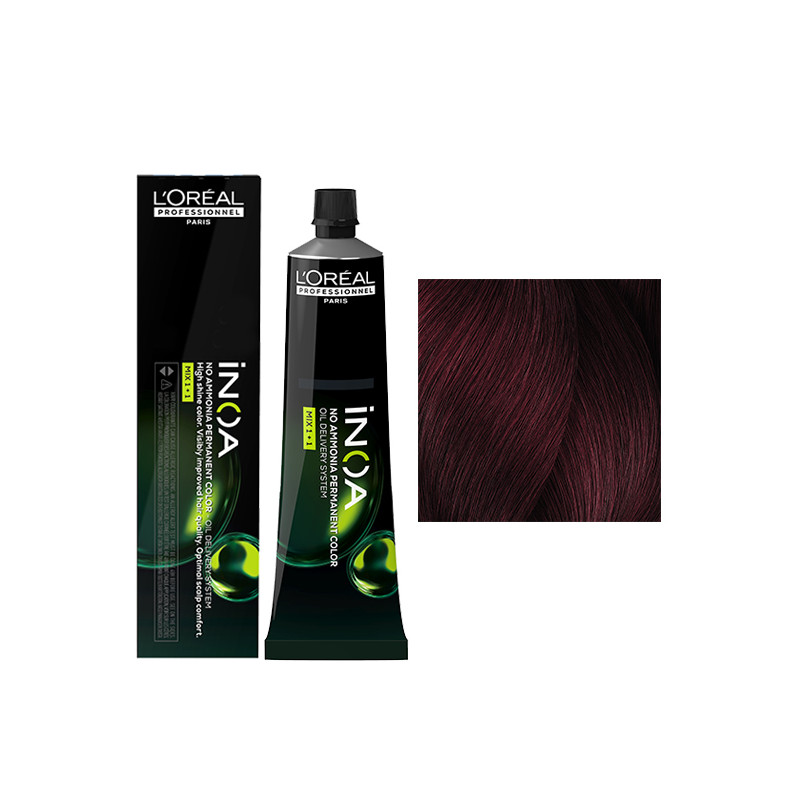 Inoa N°4.62 Châtain Rouge Irisé Carmilane L'Oréal Professionnel 60ml