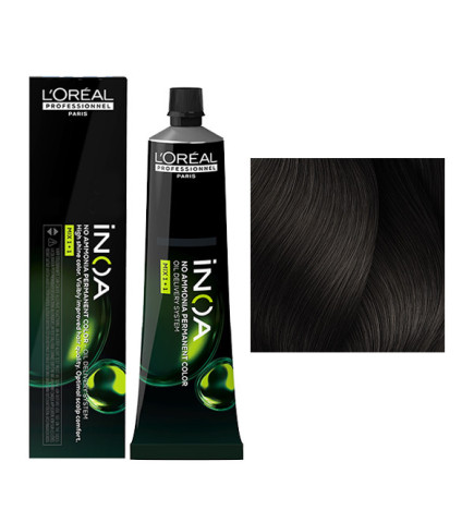 Coloration Inoa N°5.12 ChâtaIn ClaIr Cendré Irisé L'Oréal Professionnel 60ml