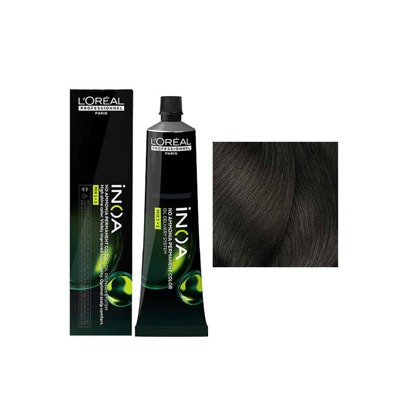 Inoa N° 5.17 ChâtaIn ClaIr Cendré Mat L'Oréal Professionnel 60ml