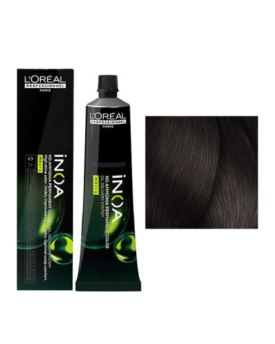 Coloration Inoa N° 5.18 ChâtaIn ClaIr Cendré Mocca L'Oréal Professionnel 60ml
