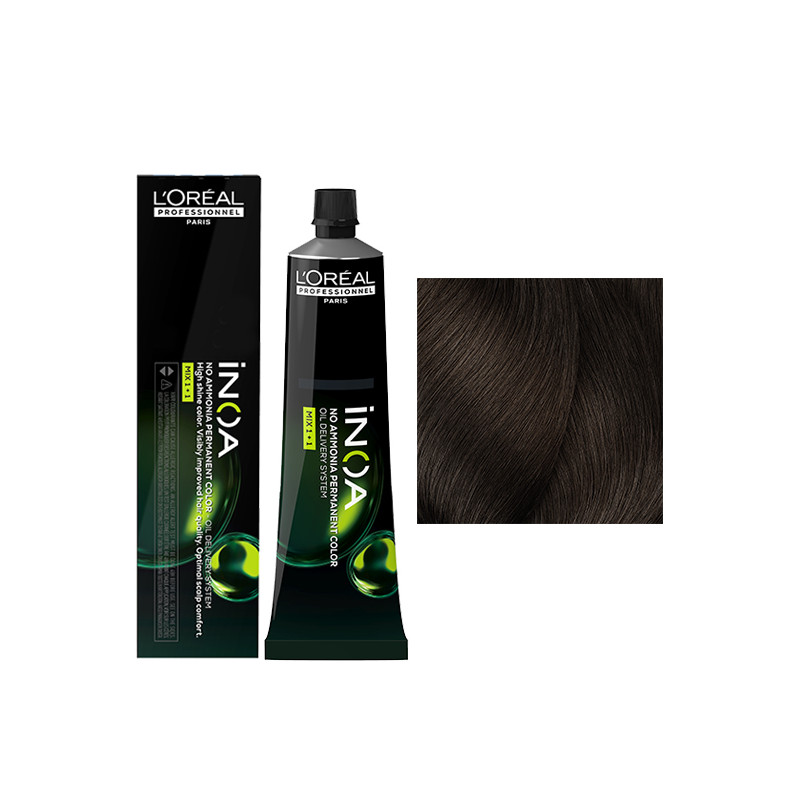 Inoa N° 5.35 ChâtaIn ClaIr Doré Acajou L'Oréal Professionnel 60ml