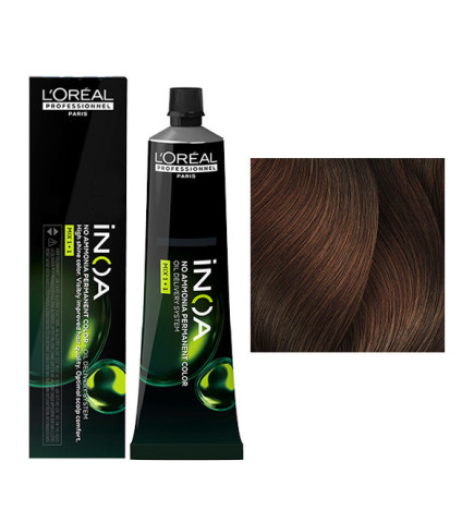 Coloration Inoa N° 5.4 ChâtaIn ClaIr Cuivré L'Oréal Professionnel 60ml