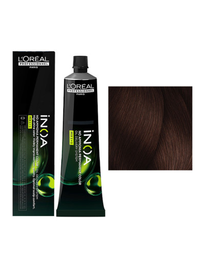 Coloration Inoa N° 5.5 ChâtaIn ClaIr Acajou L'Oréal Professionnel 60ml