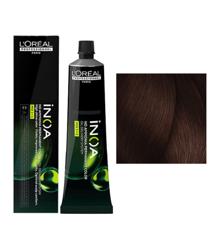 Coloration Inoa N° 5.5 ChâtaIn ClaIr Acajou L'Oréal Professionnel 60ml