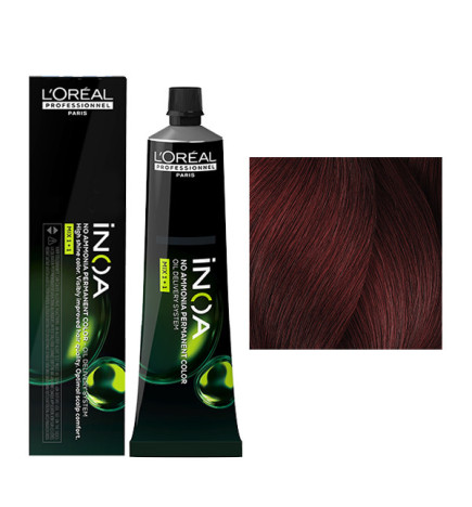 Coloration Inoa N° 5.60 ChâtaIn ClaIr Rouge Intense L'Oréal Professionnel 60ml