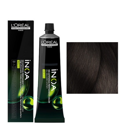 Coloration Inoa N° 5.8 ChâtaIn ClaIr Mocca L'Oréal Professionnel 60ml