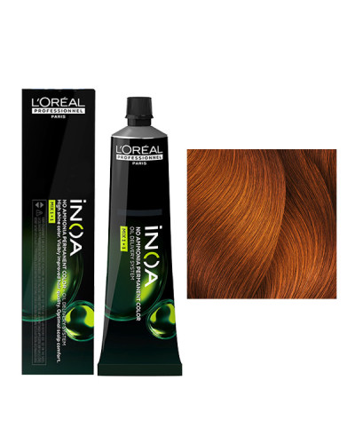 Coloration Inoa N° 6.40 Blond Foncé Cuivré Intense L'Oréal Professionnel 60ml