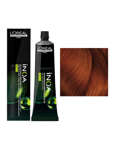 Coloration Inoa N° 6.46 Blond Foncé Cuivré Acajou L'Oréal Professionnel 60ml