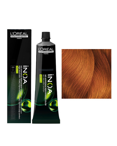 Coloration Inoa N° 7.44 Blond Cuivré Intense L'Oréal Professionnel 60ml