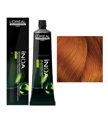 Coloration Inoa N° 7.44 Blond Cuivré Intense L'Oréal Professionnel 60ml