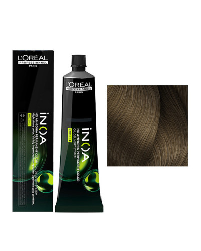 Coloration Inoa N°8.0 Blond Clair Profond L'Oréal Professionnel 60ml