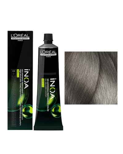 Coloration Inoa N°8.1 Blond Clair  Cendré L'Oréal Professionnel 60ml