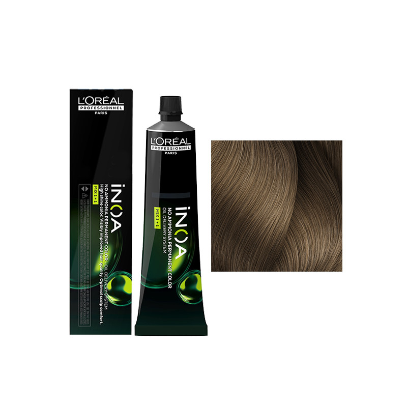 Inoa N°8.12 Blond Clair Cendré Irisé L'Oréal Professionnel 60ml