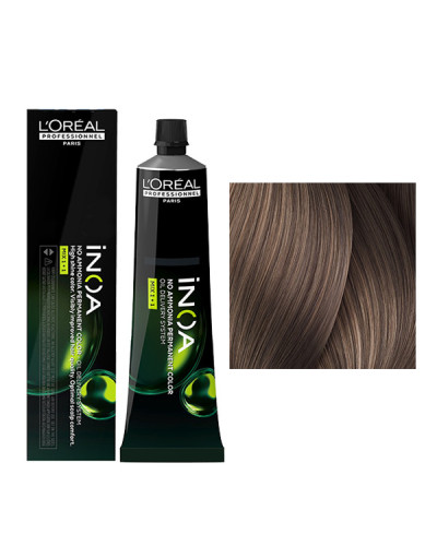 Coloration Inoa N°8.21 Blond Clair Irisé Cendré L'Oréal Professionnel 60ml