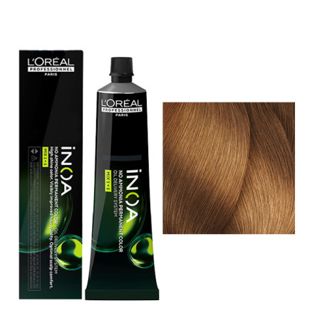 Coloration Inoa N°8.34 Blond Clair Doré Acajou L'Oréal Professionnel 60ml